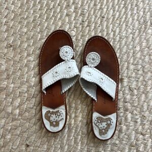 Jack Rogers White Sandals size 9 W